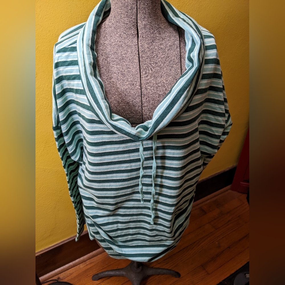 Adjustable Cowl Neck Tee